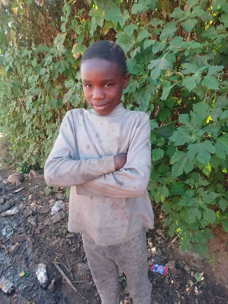 A young boy in Zambia